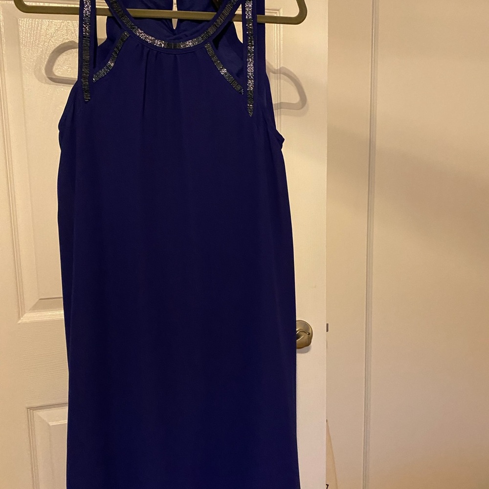 BCBGMaxAzria Sleeveless Royal Blue Dress